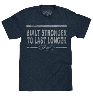Built Stronger Ford Logo T-Shirt - Navy