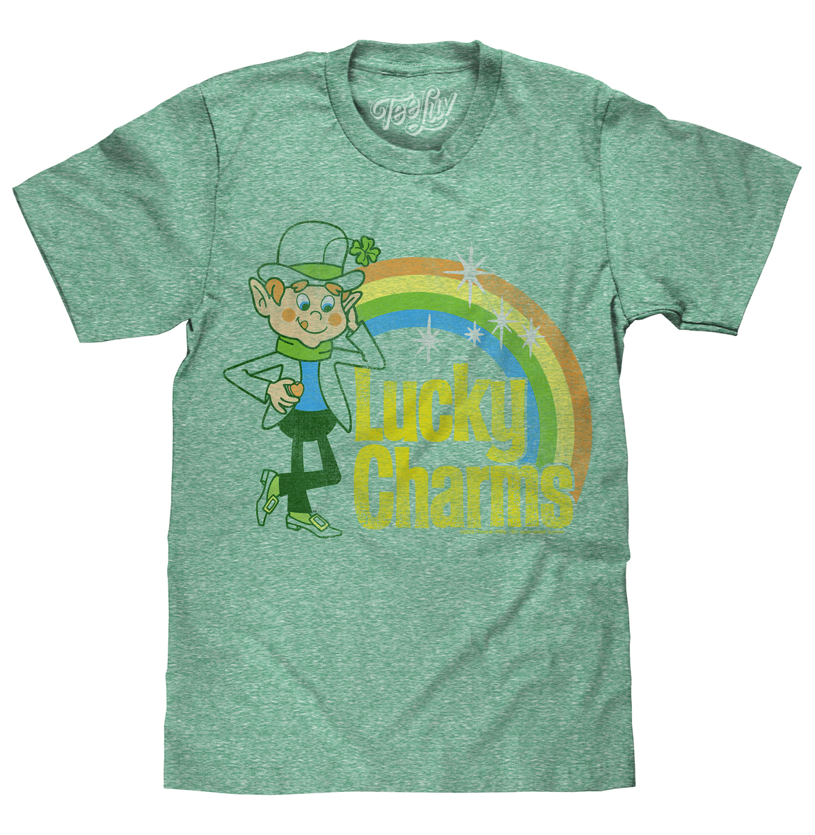 Lucky Charms Vintage Lucky the Leprechaun TShirt Kelly Snow Tee Luv