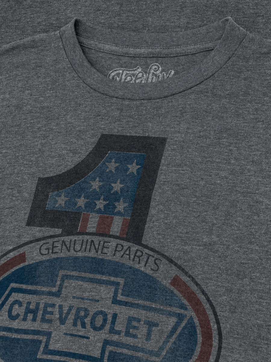 #1 Chevrolet T-Shirt - Gray