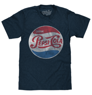 Pepsi Retro Logo T-Shirt - Navy