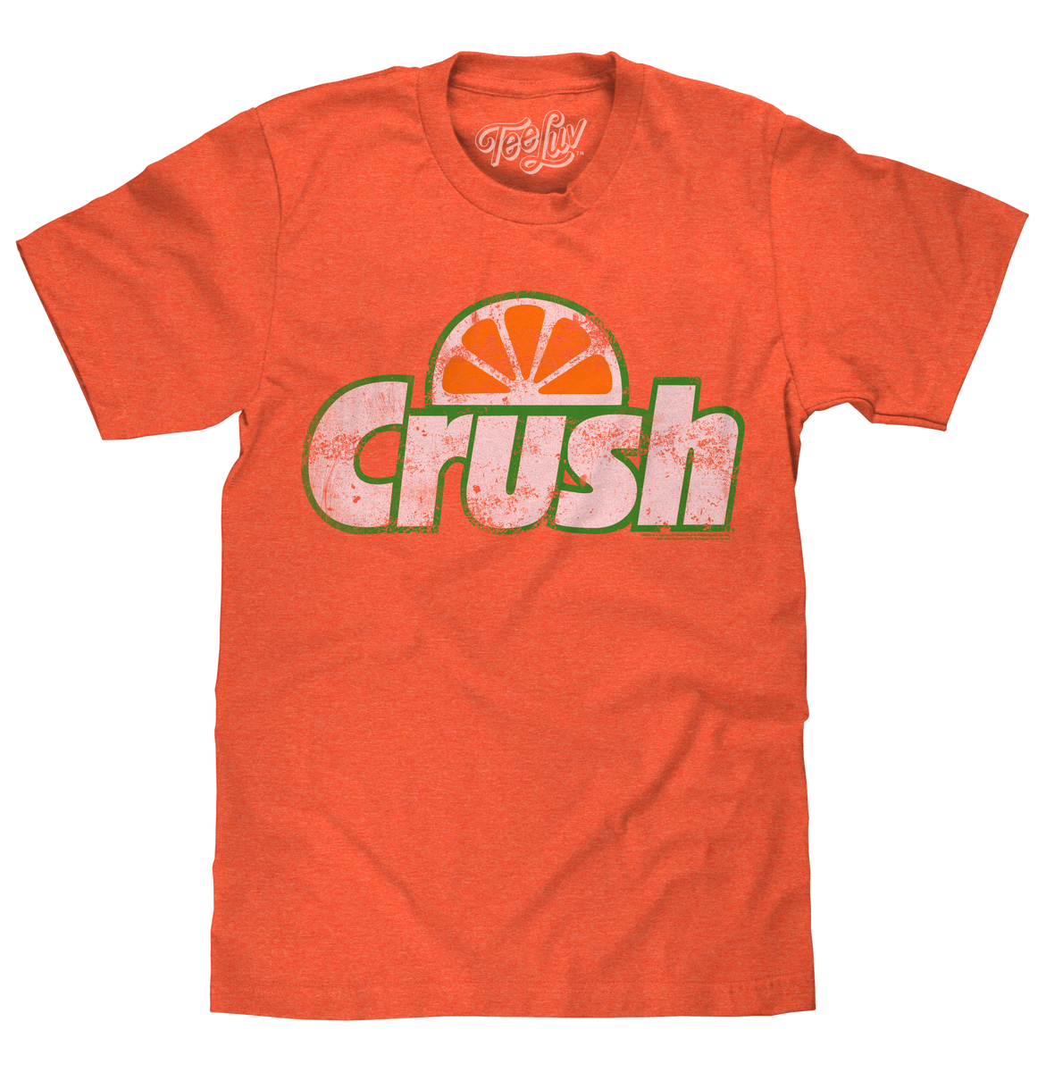 Vintage Orange Crush Logo T-Shirt - Orange – Tee Luv