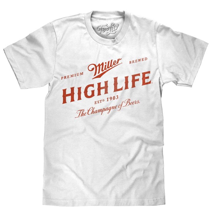 Miller High Life Beer T-Shirt - White
