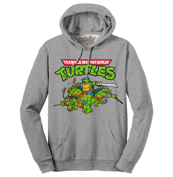 Teenage Mutant Ninja Turtles Hooded Sweatshirt - Oxford Gray