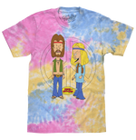 Beavis and Butthead Hippie Tie Dye T-Shirt - Sherbert Tie Dye