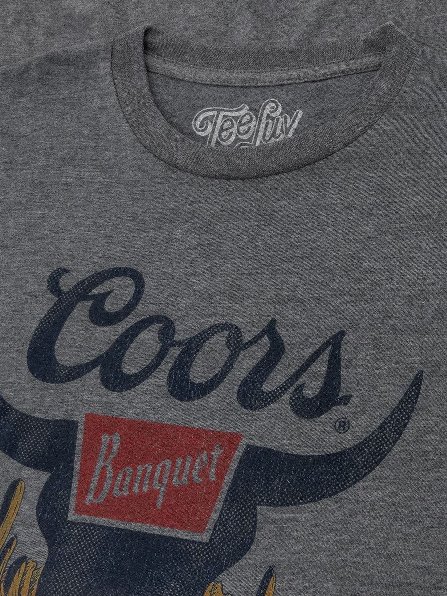 Coors Banquet Rodeo Desert T-Shirt - Graphite Heather