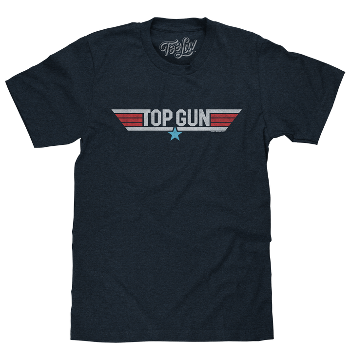 Top Gun Faded Movie Logo T-Shirt
