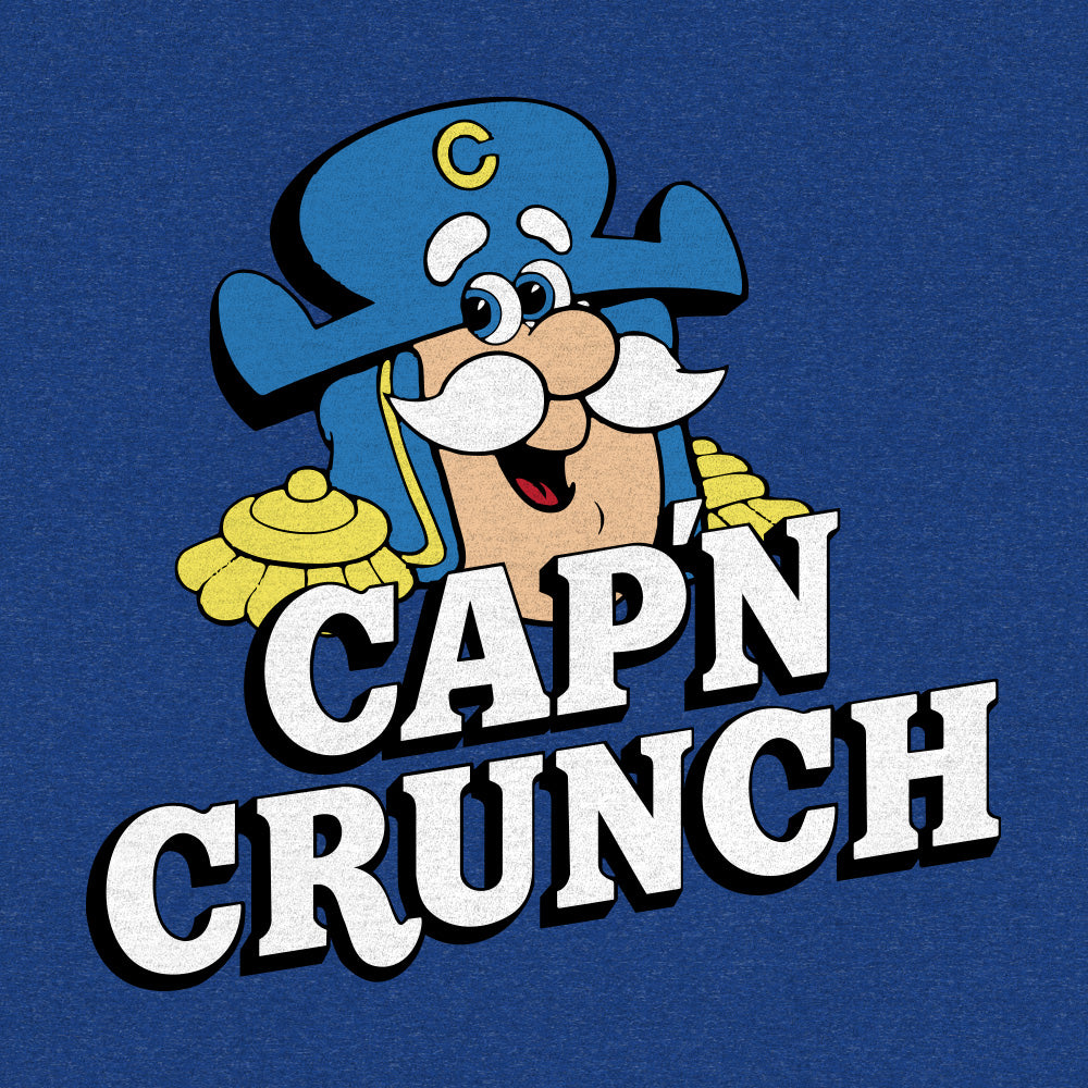 Cap'n Crunch Cereal Mascot T-Shirt - Royal Blue – Tee Luv