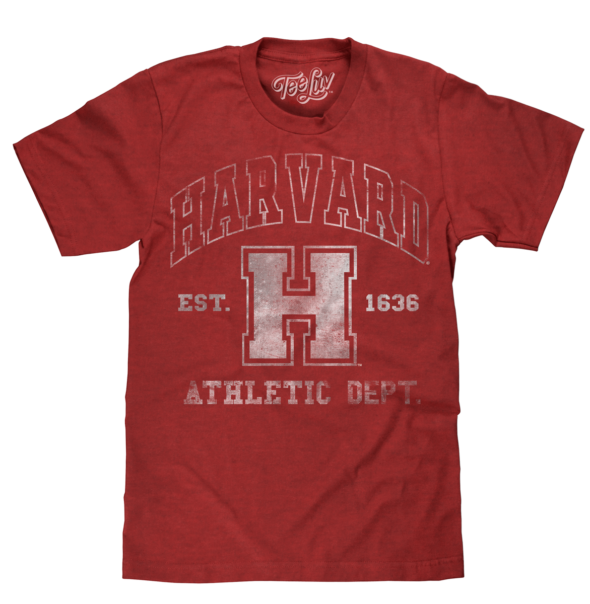 アメリHARVARD UNIVERSITY EMBROIDERY TEE HARVARD Adults T-Shirt | White Short Sleeve University Graphic Tee