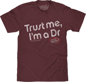 Trust Me, I'm A Dr Big and Tall T-Shirt - Red