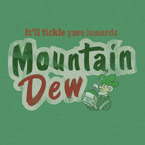 Mountain Dew Tickle Yore Innards Big and Tall T-Shirt - Green