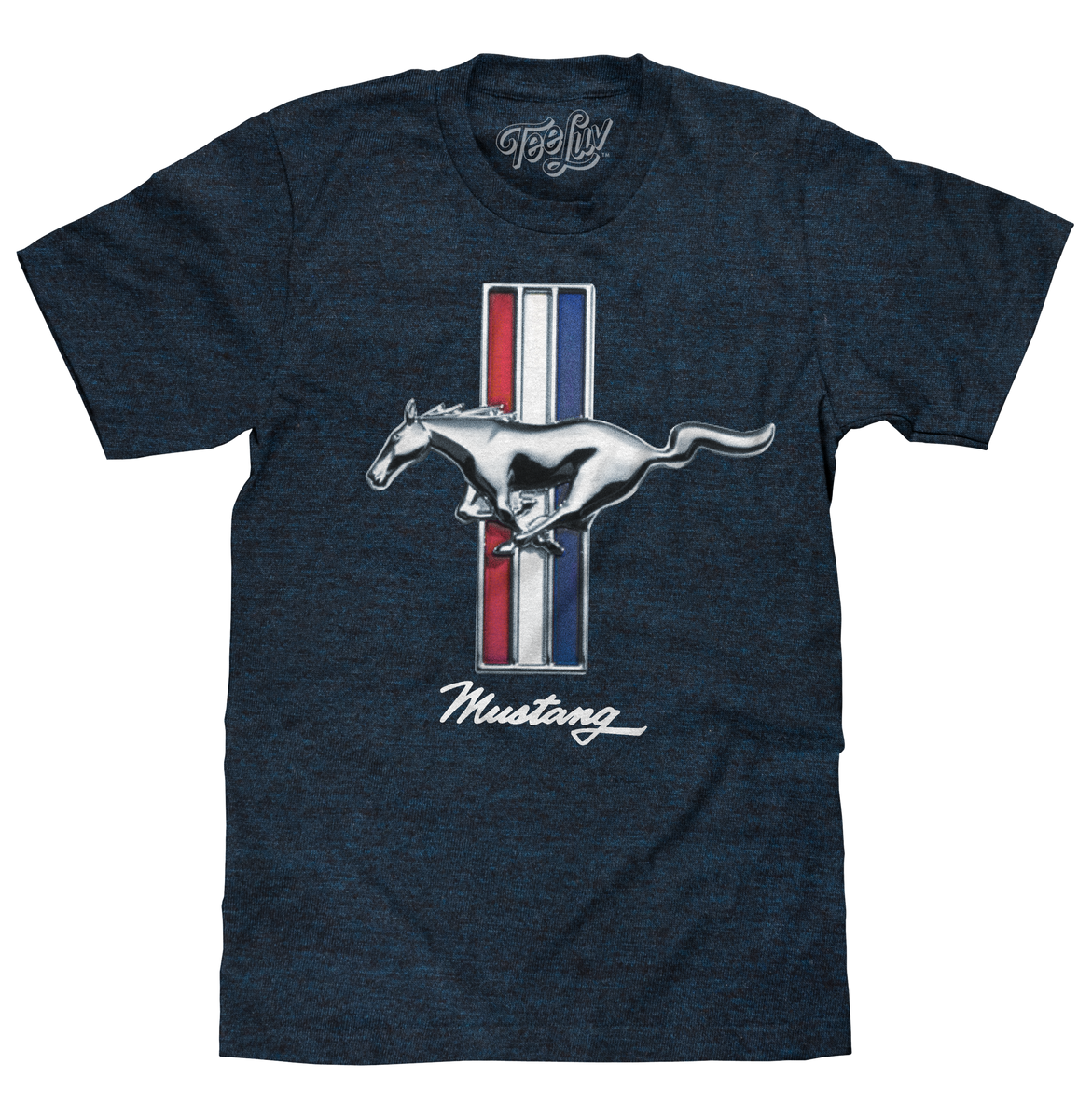 Mustang Ford Tee T-Shirt - Luv – Navy Logo