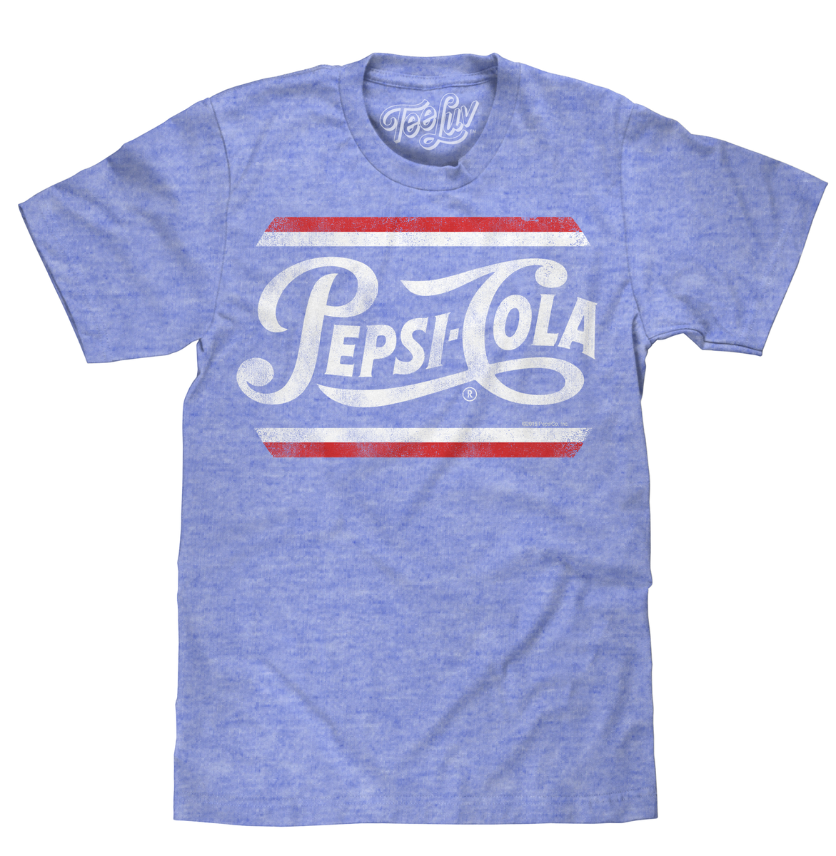 Pepsi Classic Script T-Shirt - Royal Snow Heather – Tee Luv