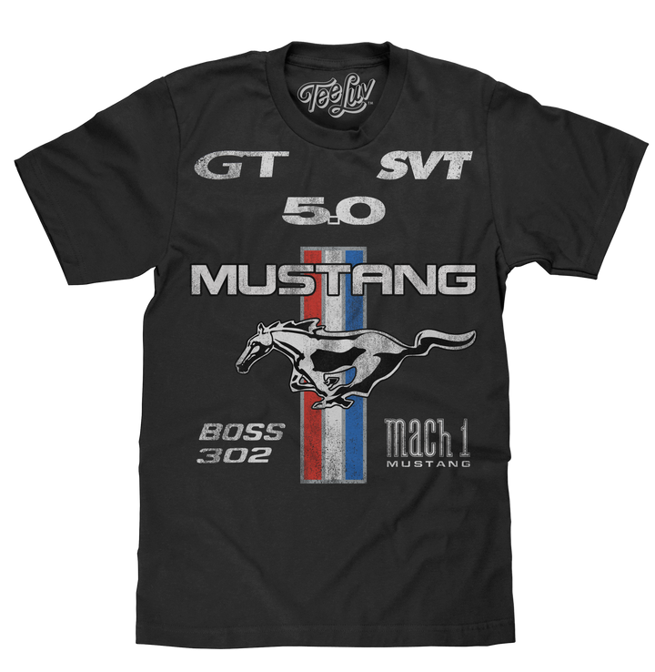 Ford Mustang Boss 302 T-Shirt - Black