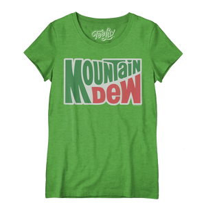 Women's Mountain Dew Scoopneck T-Shirt - Green