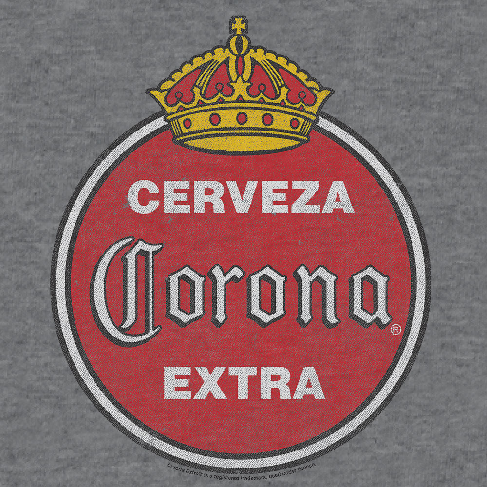 キャラクター ロゴ Tシャツ 灰色 グレー 【 LICENSED CHARACTER CORONA