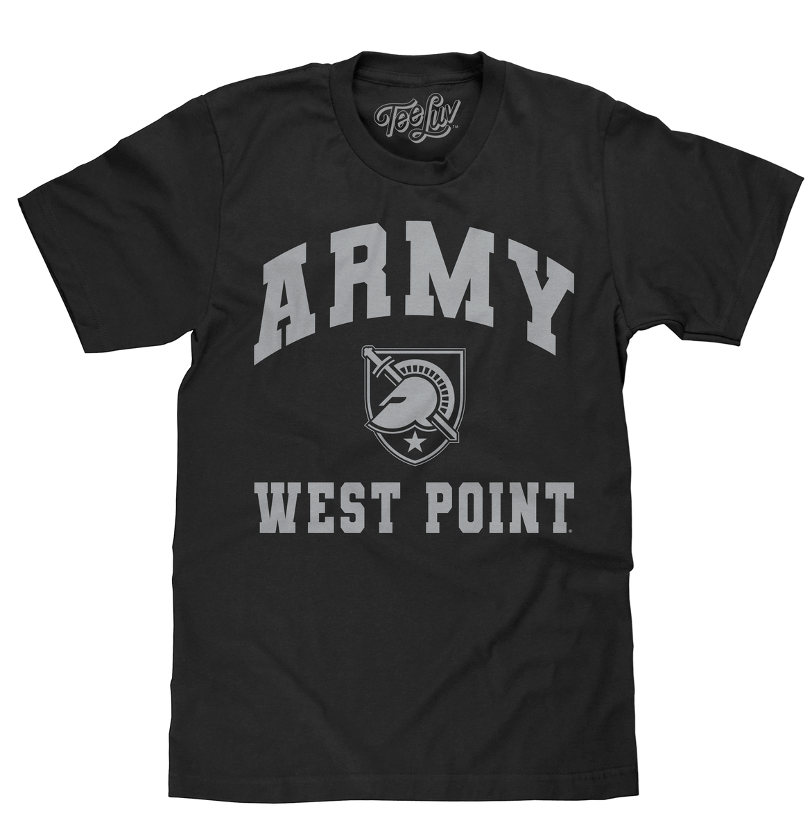 Tee Luv Army West Point Athletics T-Shirt - Gray Small