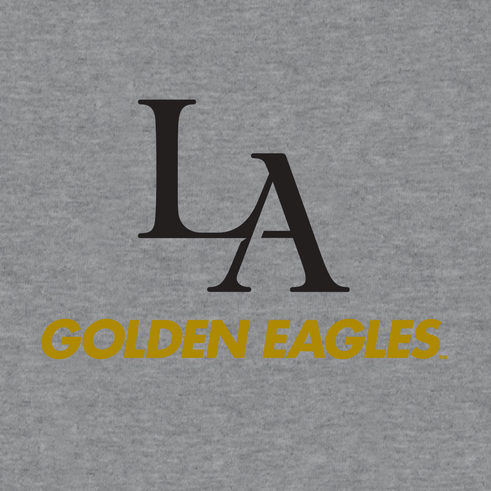 Cal State Los Angeles Golden Eagles Hooded Sweatshirt Gray Tee Luv