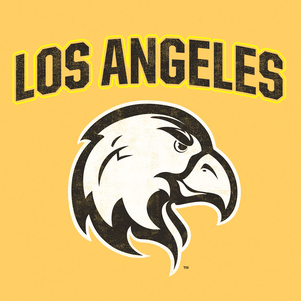 Tee Luv California State University Los Angeles Golden Eagles T-Shirt - Yellow Small