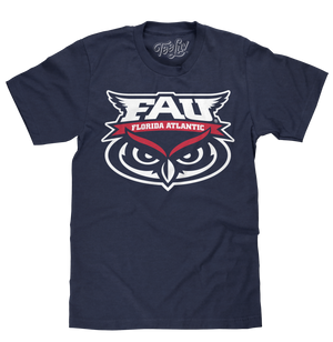 Florida Atlantic University Owls T-Shirt - Navy Blue