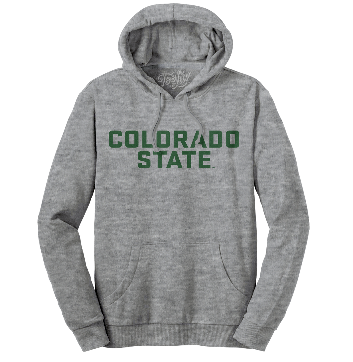 Tee Luv Colorado State University Rams T-Shirt - Gray XX-Large