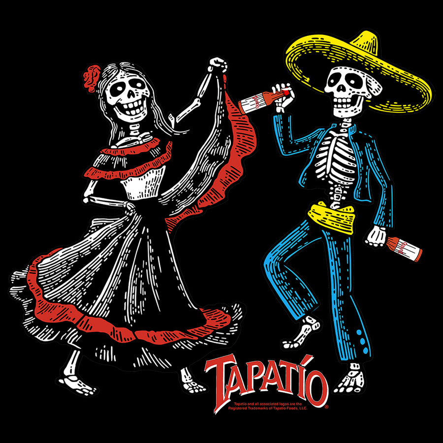 Tapatio Hot Sauce Day Of The Dead T-Shirt - Black