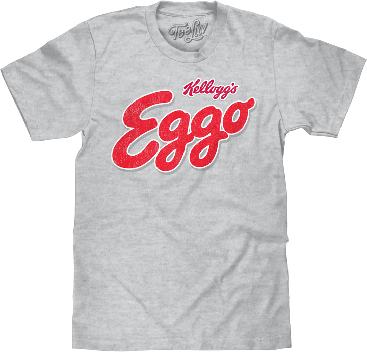 Kellogg's Eggo Waffle Logo T-Shirt - Athletic Gray