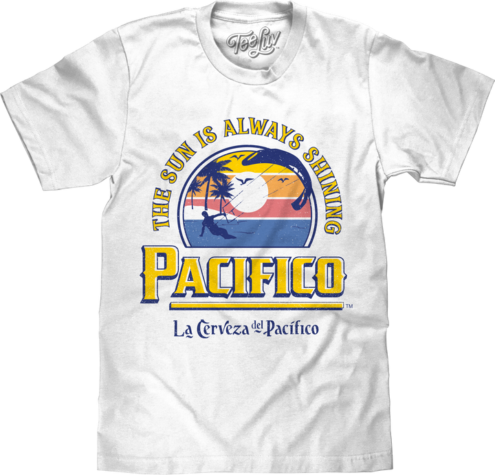 La Cerveza Del Pacifico Beer T-Shirt - White
