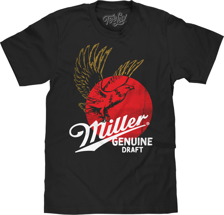 Miller Genuine Draft Eagle T-Shirt - Black