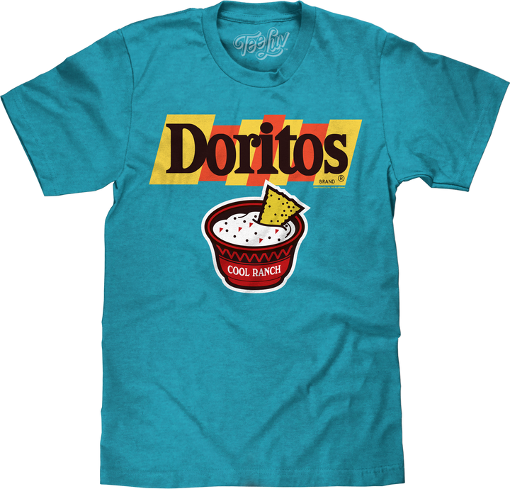 Cool Ranch Doritos Vintage Logo T-Shirt - Antique Sapphire