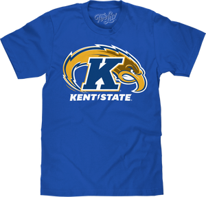 Kent State University Flash the Golden Eagle T-Shirt - Royal Blue