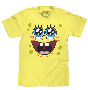 Spongebob Squarepants Face T-Shirt - Banana Cream Yellow