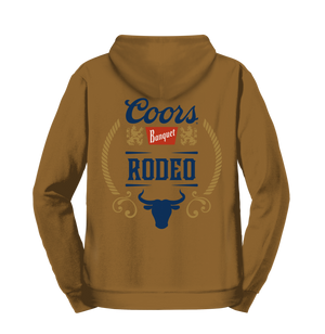 Coors Rodeo Hooded Sweatshirt - Brown