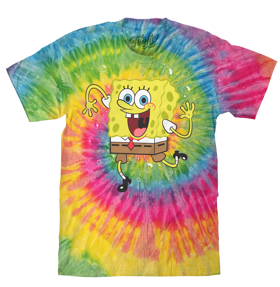 Spongebob Squarepants Tie Dye T Shirt Saturn Tie Dye Tee Luv