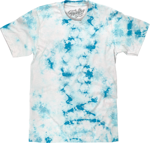 Cloud Wash T-Shirt - Blue Tie Dye