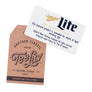 Miller Lite Baseball T-Shirt - White