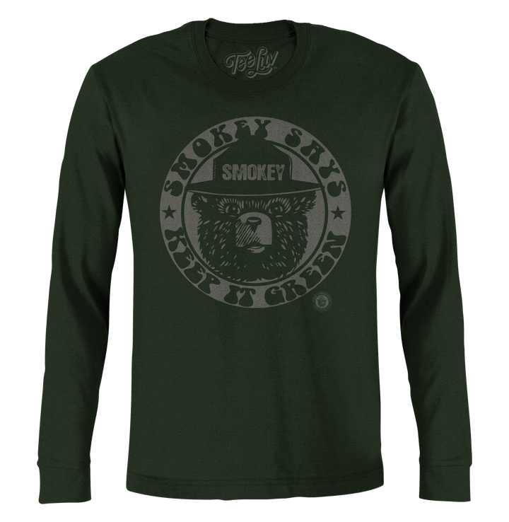 Smokey "Keep It Green" Long Sleeve T-Shirt - Green