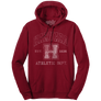 Harvard Athletic Department Pullover Hooded Sweashirt - Crimson