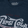 Get Busy, Drink Pepsi Cola Classic Logo T-Shirt - Navy