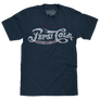 Get Busy, Drink Pepsi Cola Classic Logo T-Shirt - Navy