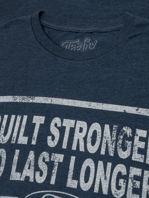 Built Stronger Ford Logo T-Shirt - Navy