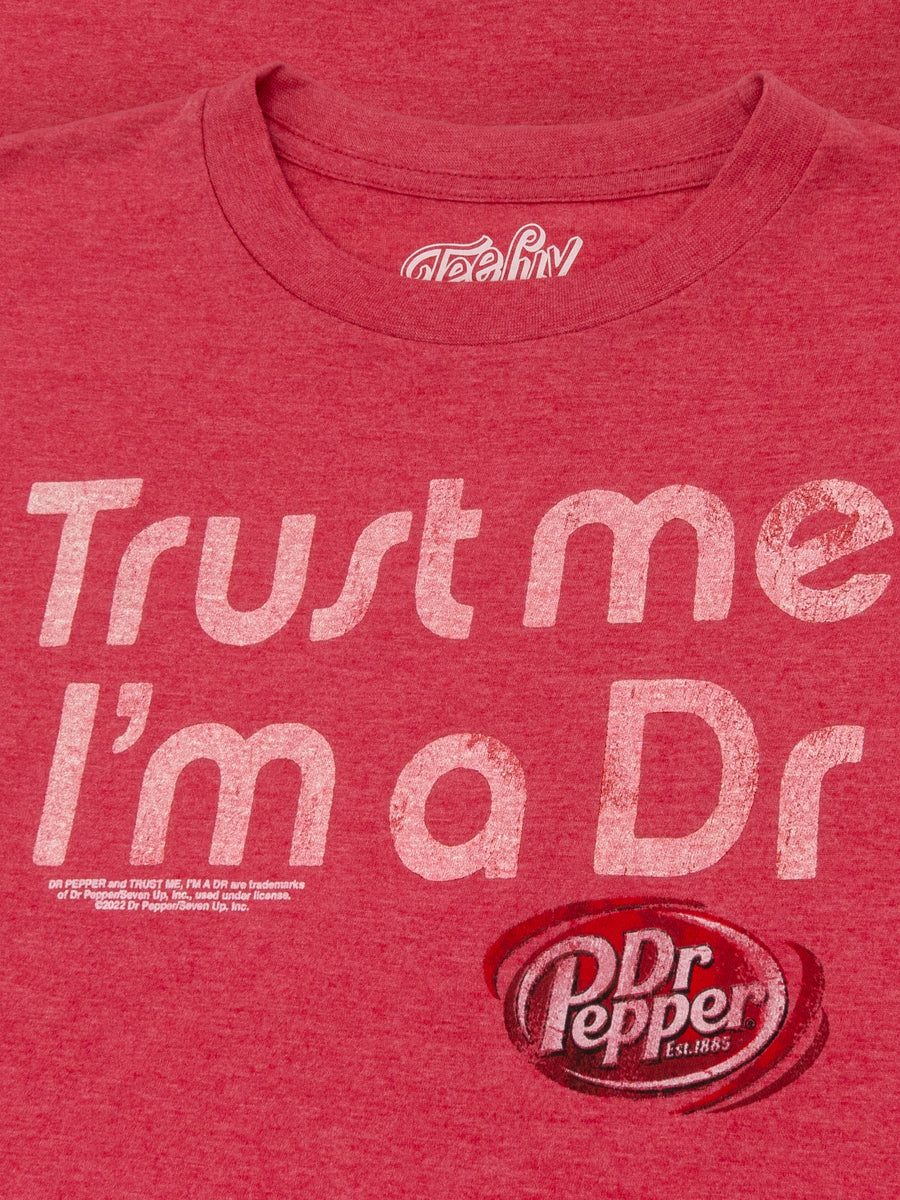 Dr Pepper Trust Me I'm a Dr T-Shirt - Red
