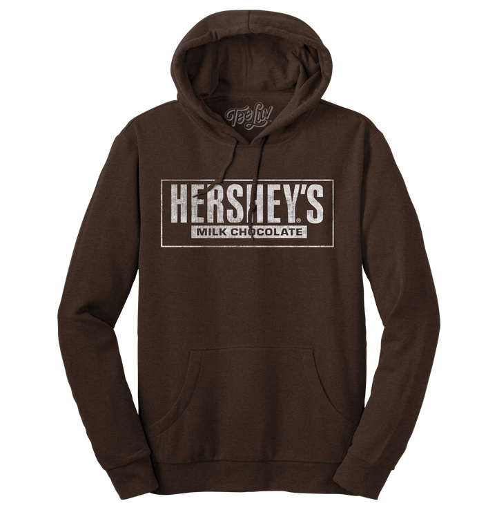 Hershey's Milk Chocolate Pullover Hooded Sweatshirt - Brown