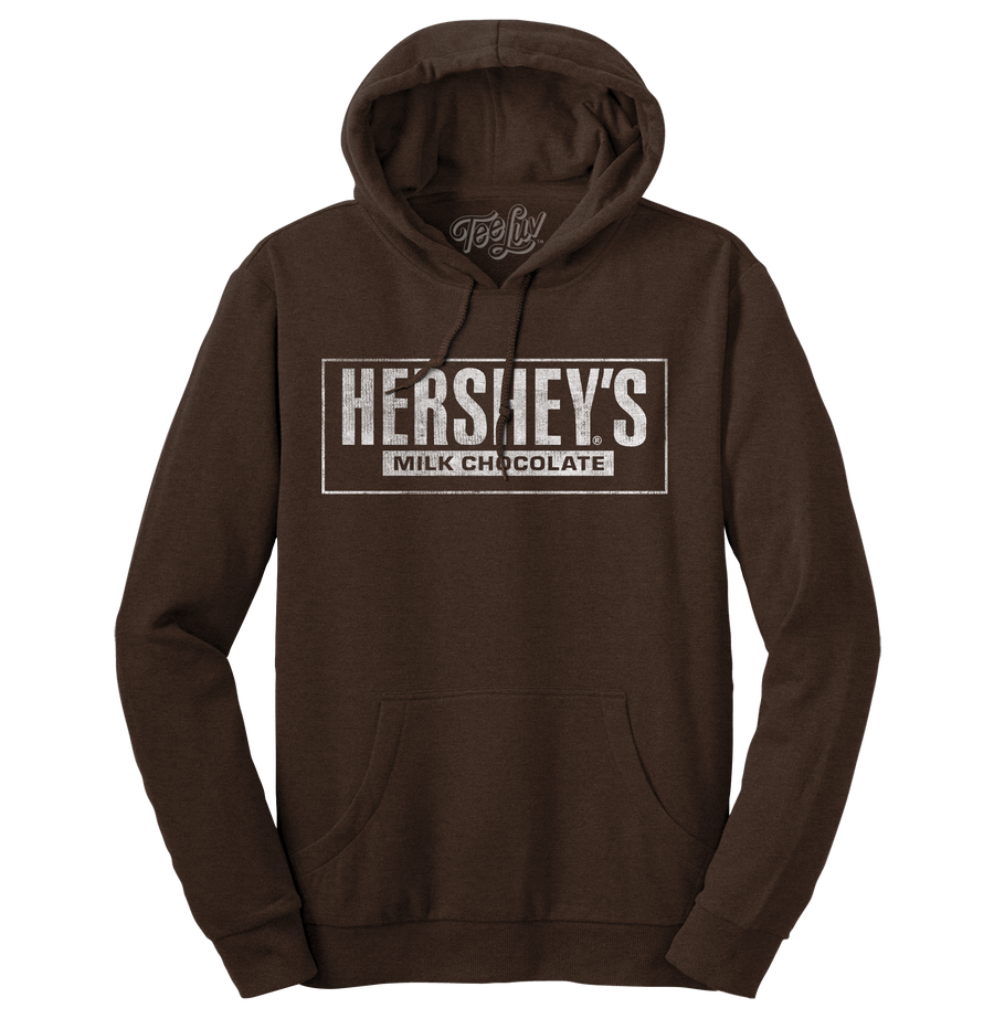 Hershey's Milk Chocolate Pullover Hooded Sweatshirt - Brown