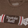 Tootsie Roll Logo T-Shirt - Brown