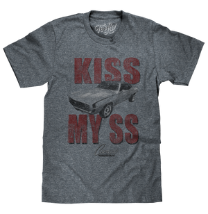 Kiss My SS Chevrolet Camaro T-Shirt - Gray