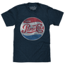 Pepsi Retro Logo T-Shirt - Navy