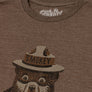Smokey Fire Danger Very High T-Shirt - Brown