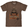 Smokey Fire Danger Very High T-Shirt - Brown