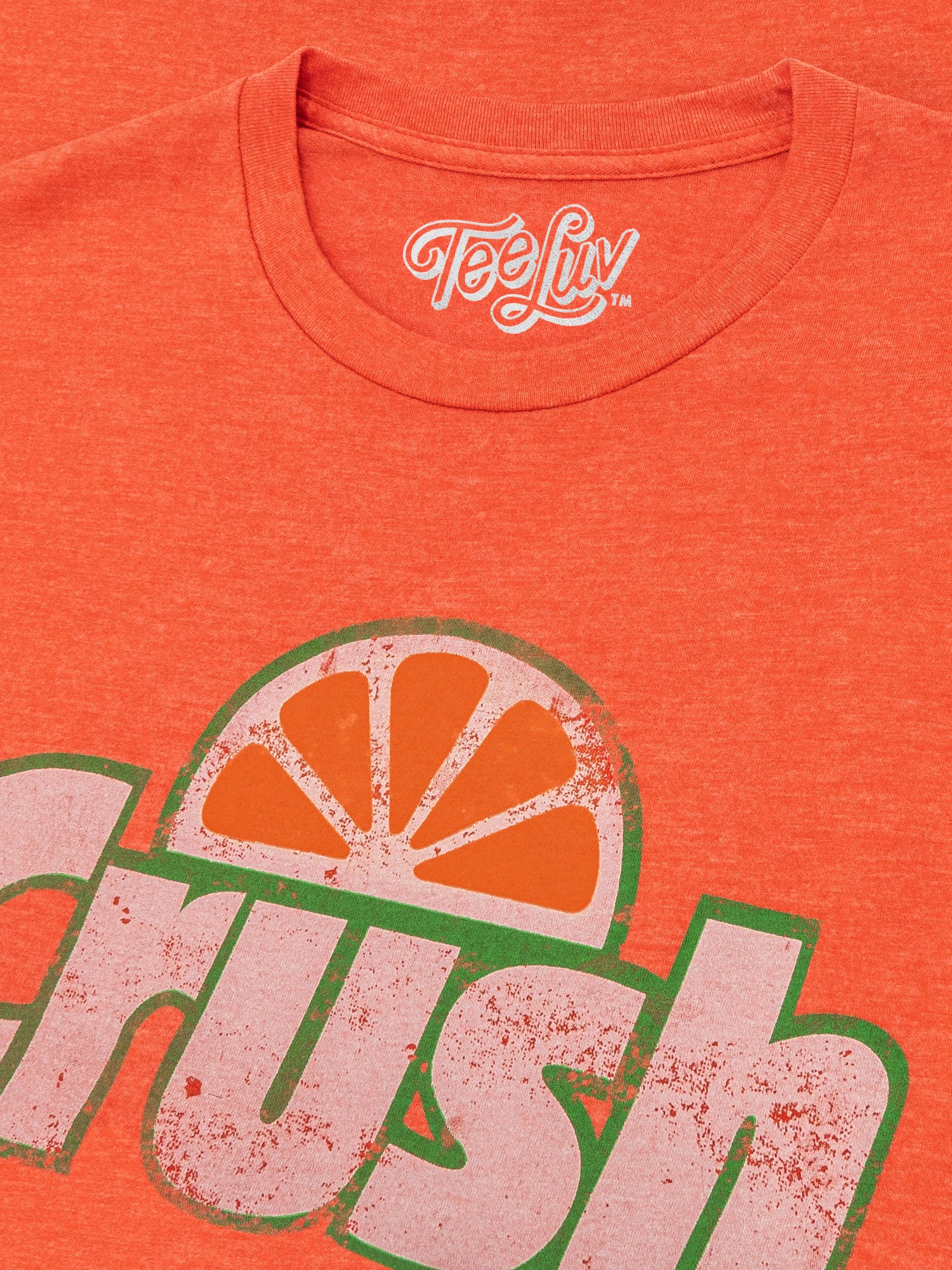 Orange Logo – Crush Luv - Tee T-Shirt Vintage Orange