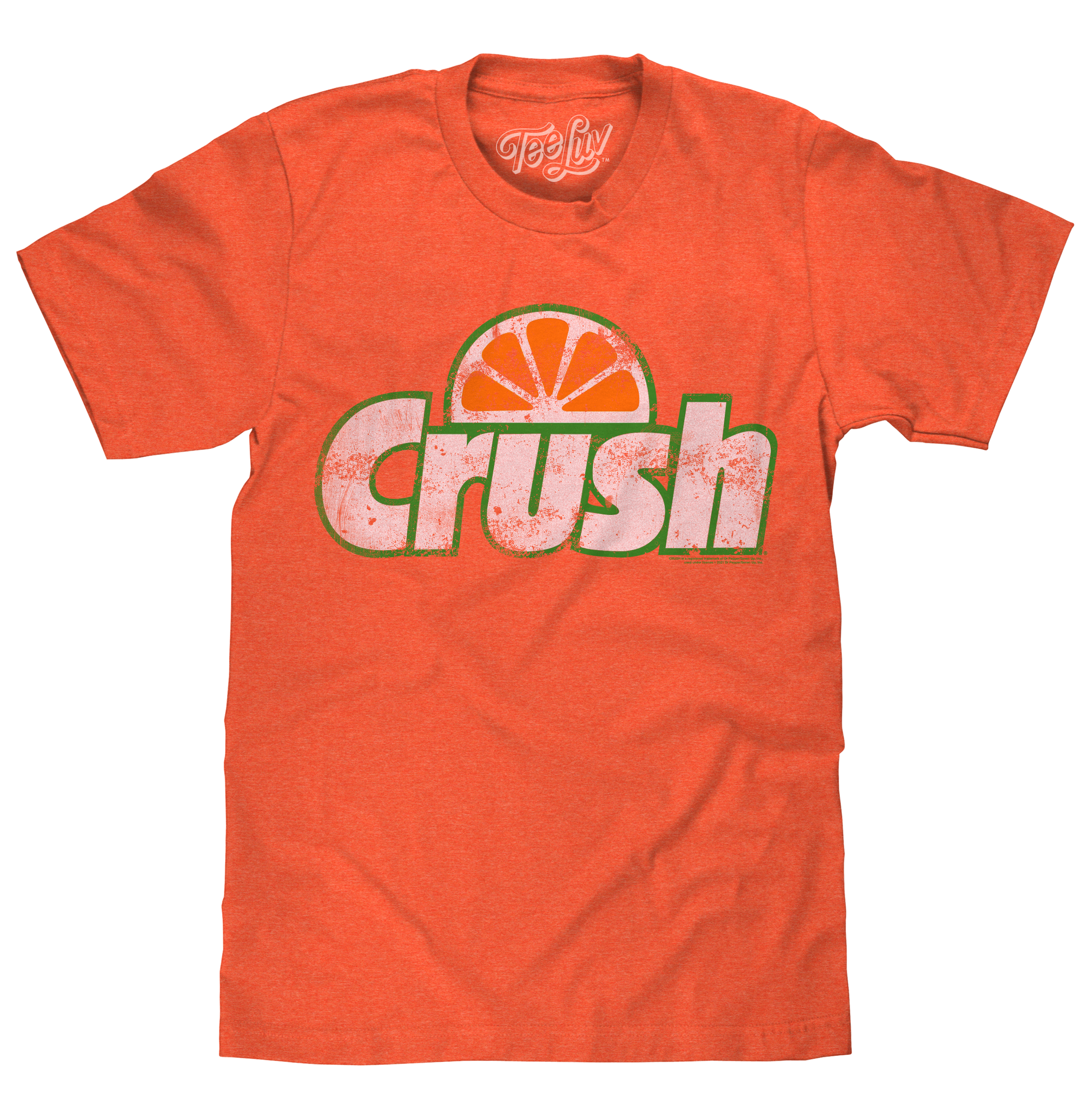 Vintage Orange Crush Logo T-Shirt - Orange – Tee Luv